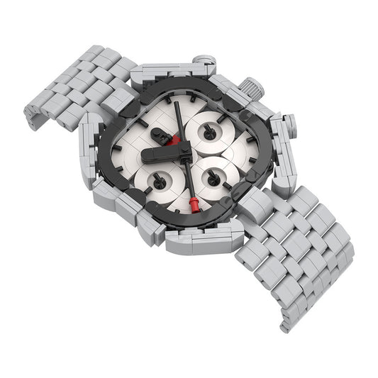 omega speedmaster inspired watcher building kit | moc-233992 - 6