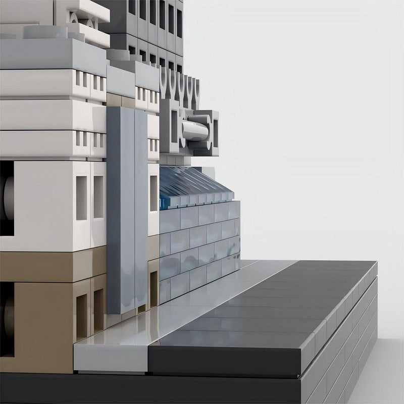 One Canada Square London Skyscraper Building Kit | LEGO-Compatible MOC - 6