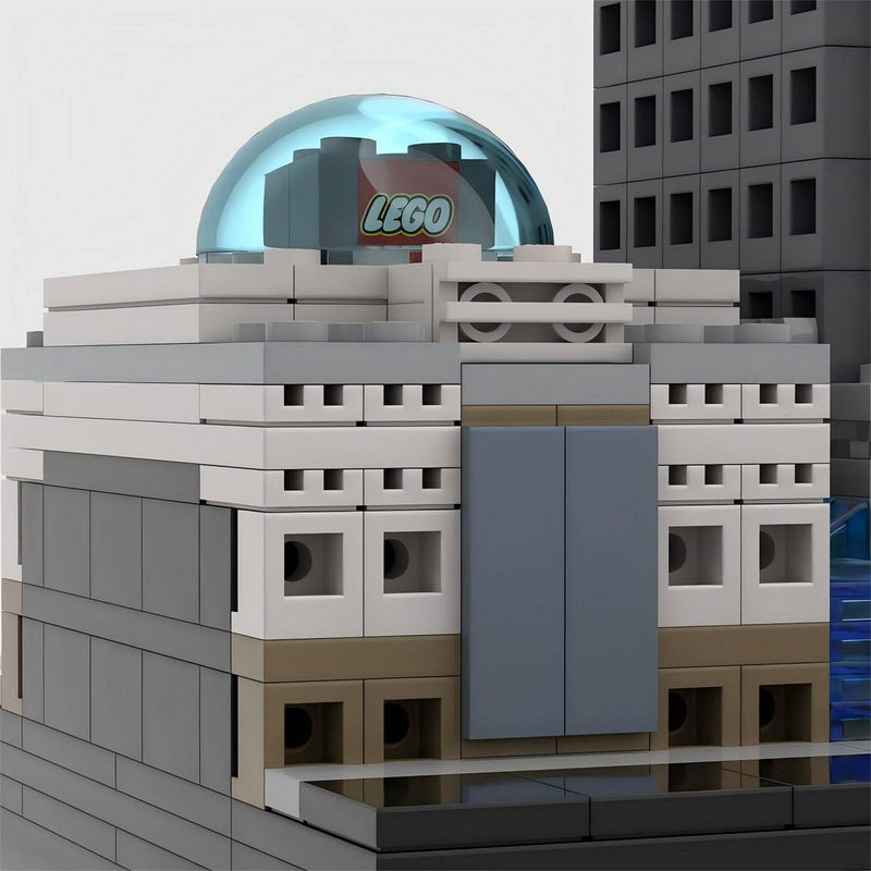 One Canada Square London Skyscraper Building Kit | LEGO-Compatible MOC - 7