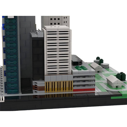 One Raffles Place Singapore Skyscraper Building Kit |  LEGO-Compatible MOC - 5