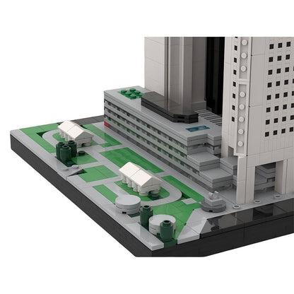 One Raffles Place Singapore Skyscraper Building Kit |  LEGO-Compatible MOC - 6