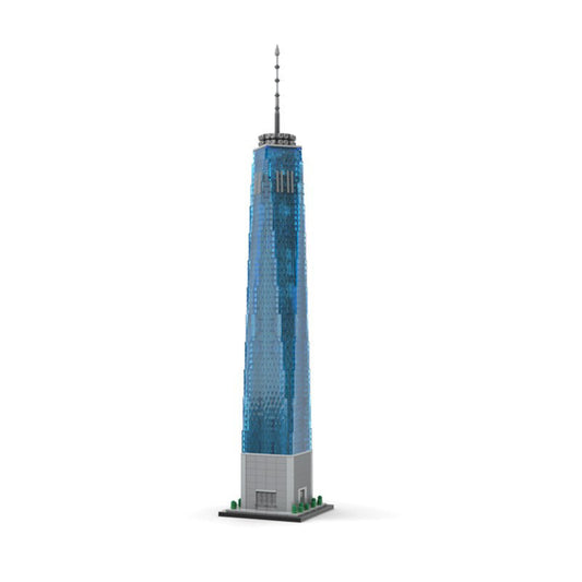 one world trade center building set | 1:800 scale | moc-159549 - 1