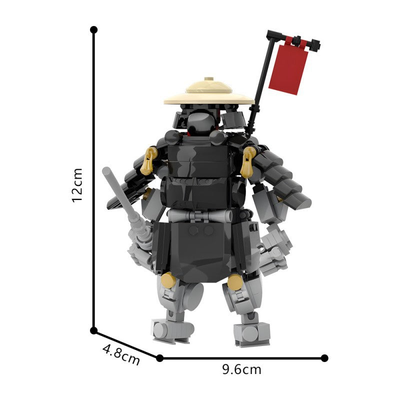 Oni Samurai Mech Building Kit | LEGO-Compatible MOC - 4