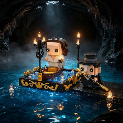 Opera Theater MOC Cinematic Diorama Building Kit | Musical Stage Model - 3