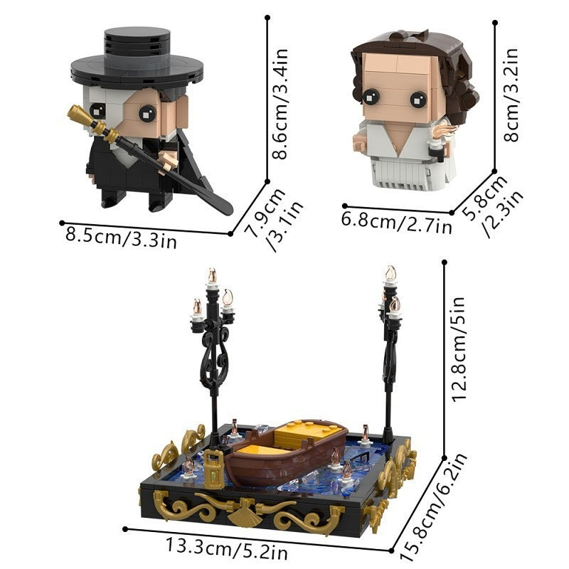 Opera Theater MOC Cinematic Diorama Building Kit | Musical Stage Model - 4