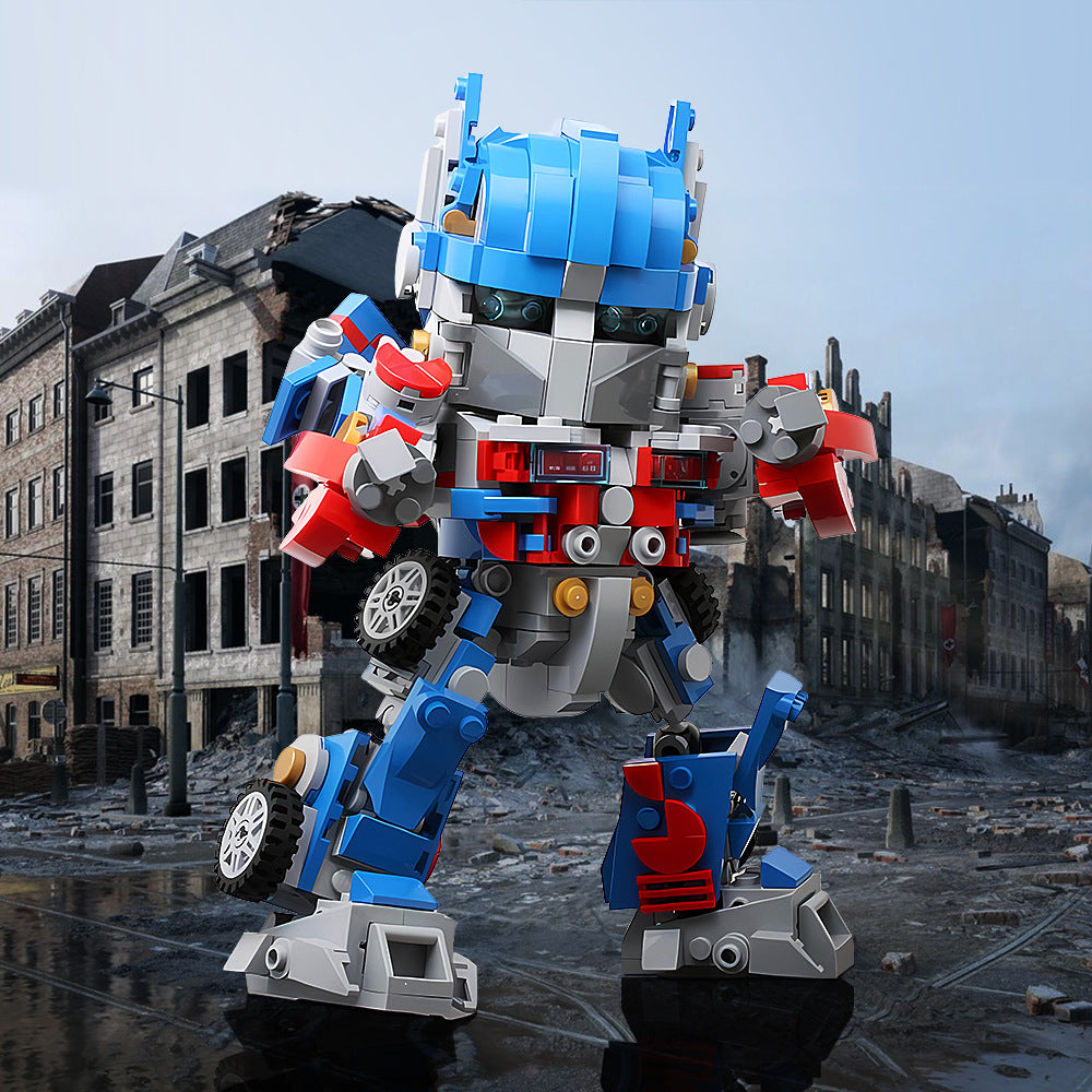 optimus prime brickheadz | transformers | moc-167267 - 1