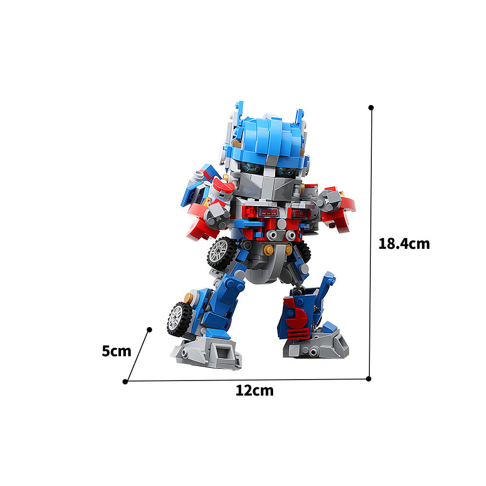 optimus prime brickheadz | transformers | moc-167267 - 4