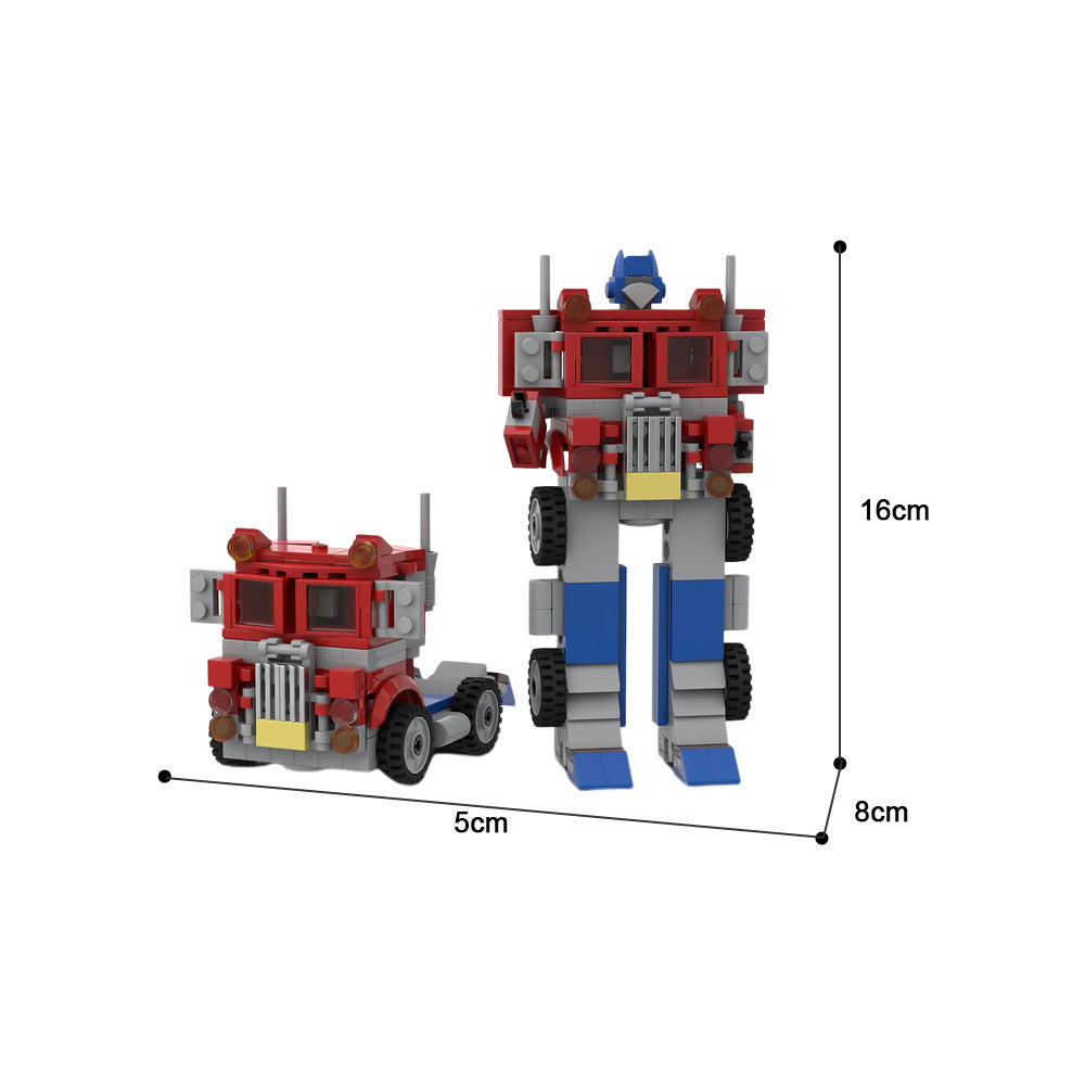 optimus prime mini scale | transformers | moc-168796 - 4