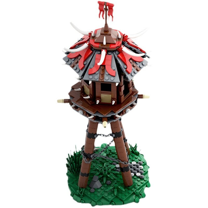 Orc Fortress Tower Fantasy MOC Building Kit - 1