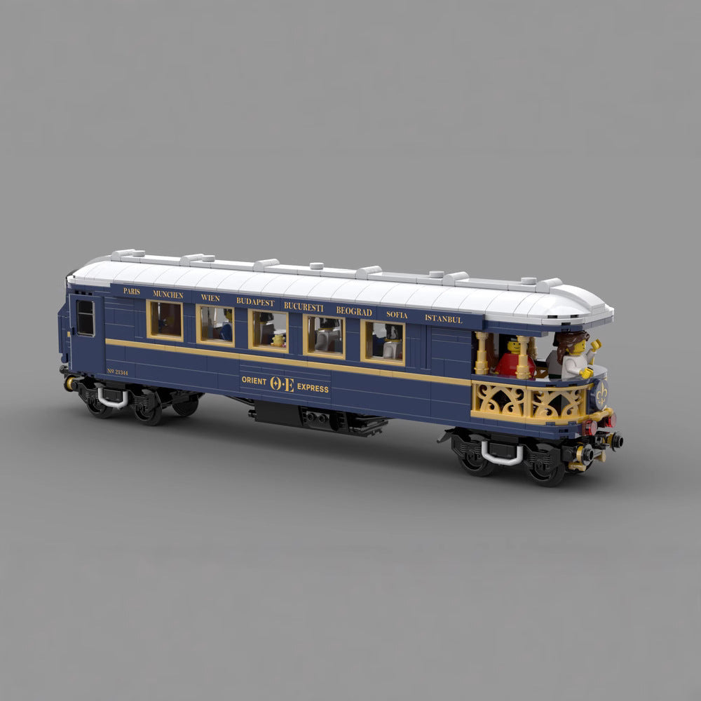 Orient Express Building Kit | Observation Deck | LEGO-Compatible MOC - 2