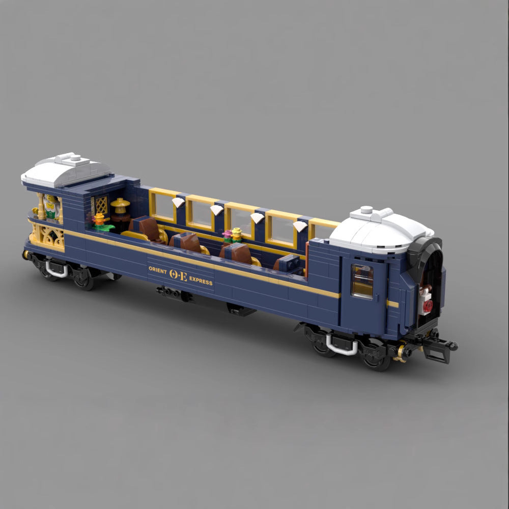 Orient Express Building Kit | Observation Deck | LEGO-Compatible MOC - 3