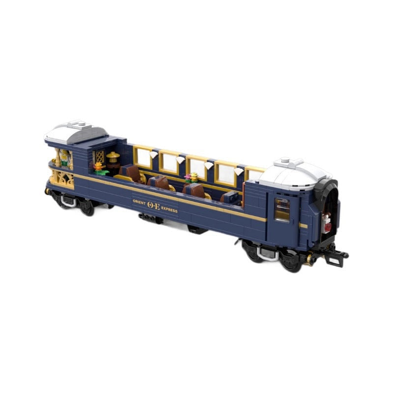 Orient Express MOC Luxury Passenger Train Observation Deck Building Kit - 1