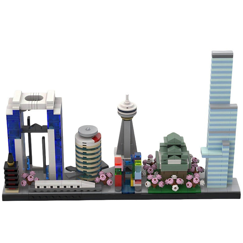 Osaka Skyline Japan City Building Kit | LEGO-Compatible MOC - 3