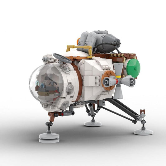 Outer Hearthian Ship Spacecraft Building Kit | LEGO-Compatible MOC - 1