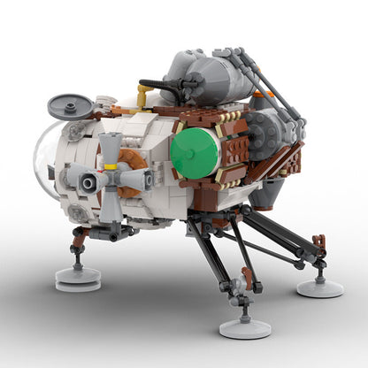 Outer Hearthian Ship Spacecraft Building Kit | LEGO-Compatible MOC - 2