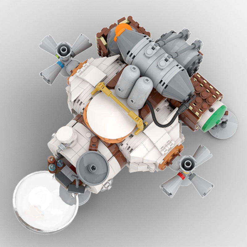 Outer Hearthian Ship Spacecraft Building Kit | LEGO-Compatible MOC - 5
