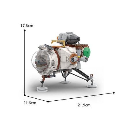 Outer Hearthian Ship Spacecraft Building Kit | LEGO-Compatible MOC - 8