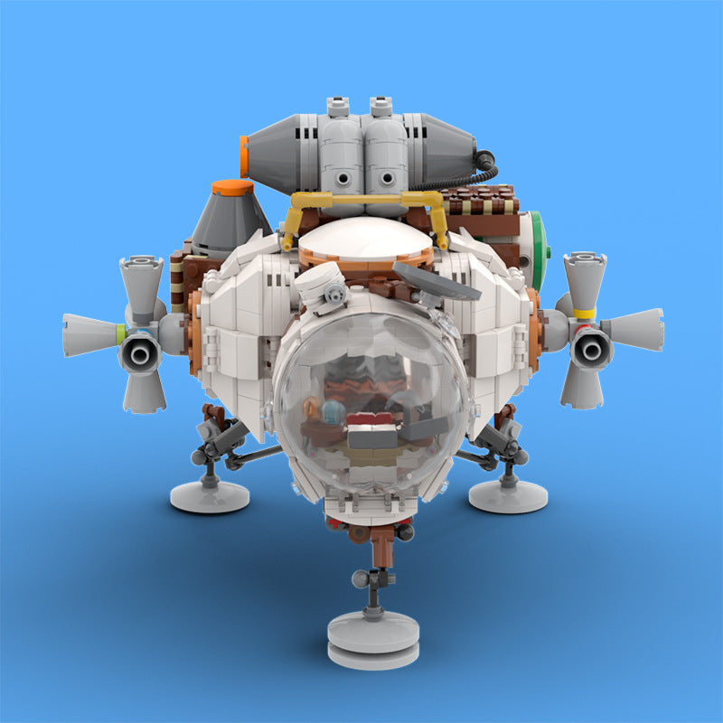 Outer Hearthian Ship Spacecraft Building Kit | LEGO-Compatible MOC - 9