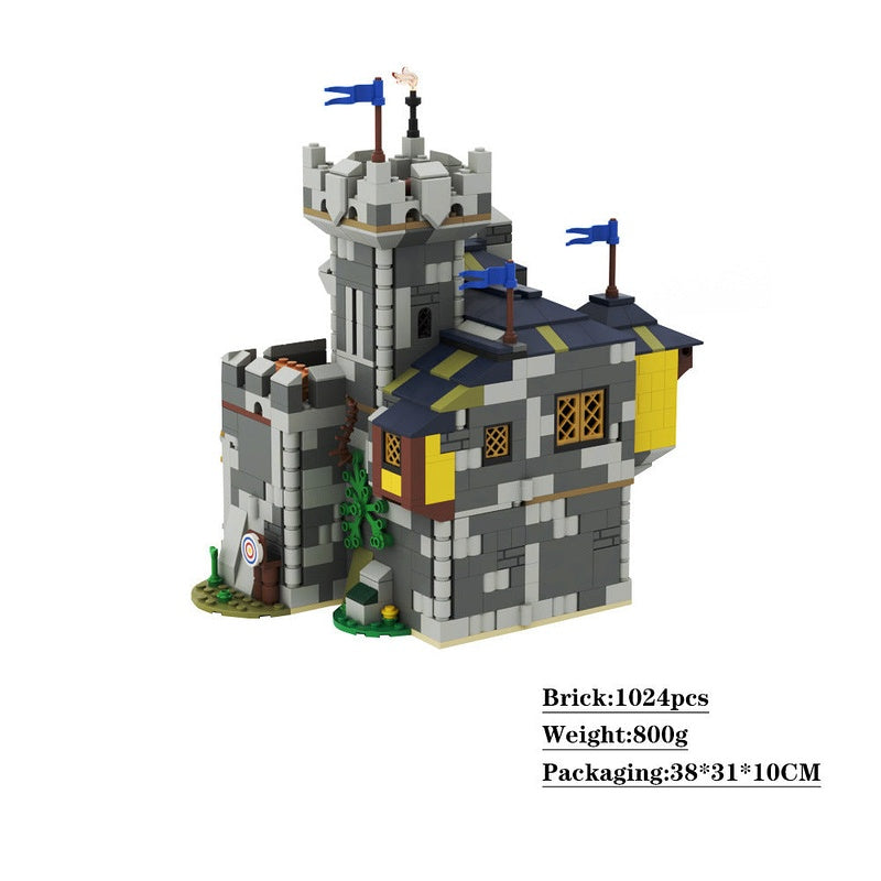 Outpost Castle MOC Building Kit | Medieval Fortress Architecture Model - 4