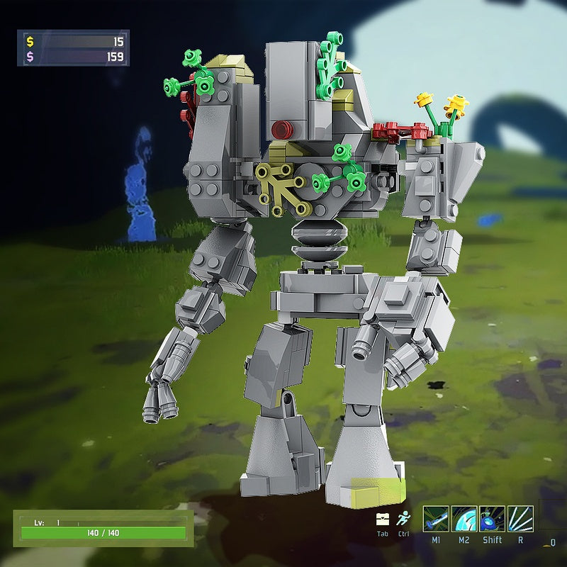 Overgrown Stone Colossus MOC Building Kit - 2