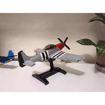 P-51 Mustang Fighter Building Kit | LEGO-Compatible MOC - 4