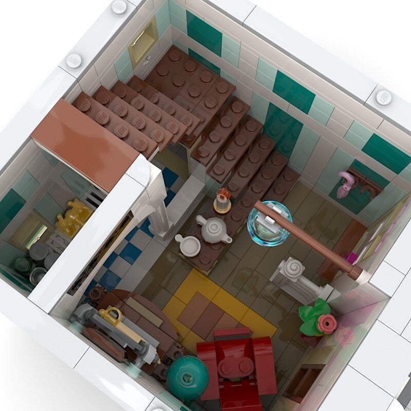Painted Lady House MOC Building Kit | Colorful Victorian Architecture Model - 4