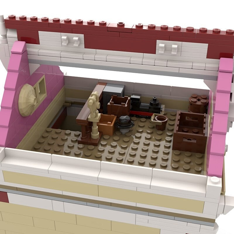Painted Lady House MOC Building Kit | Colorful Victorian Architecture Model - 5