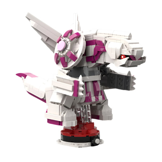 palkia brickheadz building set | pokèmon | moc-112198 - 1