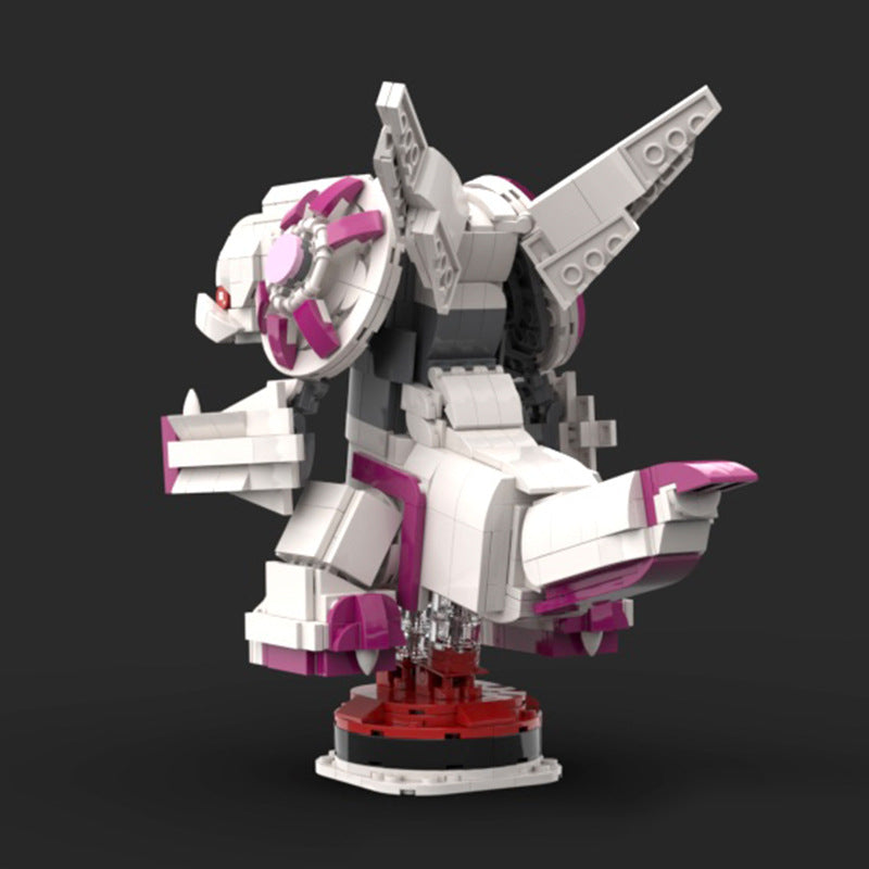 palkia brickheadz building set | pokèmon | moc-112198 - 3