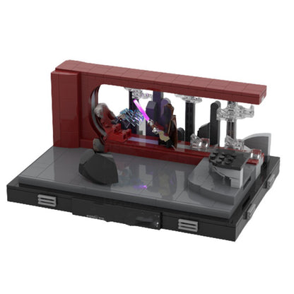 palpatine's arrest diorama building set | star wars | moc-112076 - 4