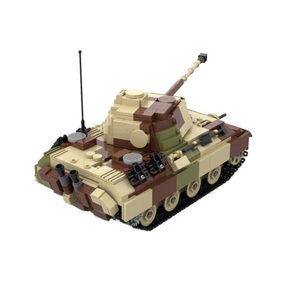 panther g german tank building set | ww2 | moc-85834 - 5