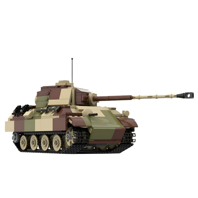 Panther G WW2 Tank MOC Building Kit | Military Display Model - 1