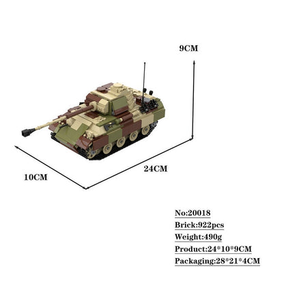 Panther G WW2 Tank MOC Building Kit | Military Display Model - 4