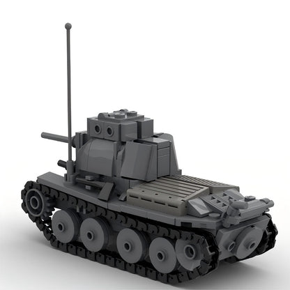 Panzer 38(t) WWII Tank MOC Building Kit | Historical Military Vehicle - 1