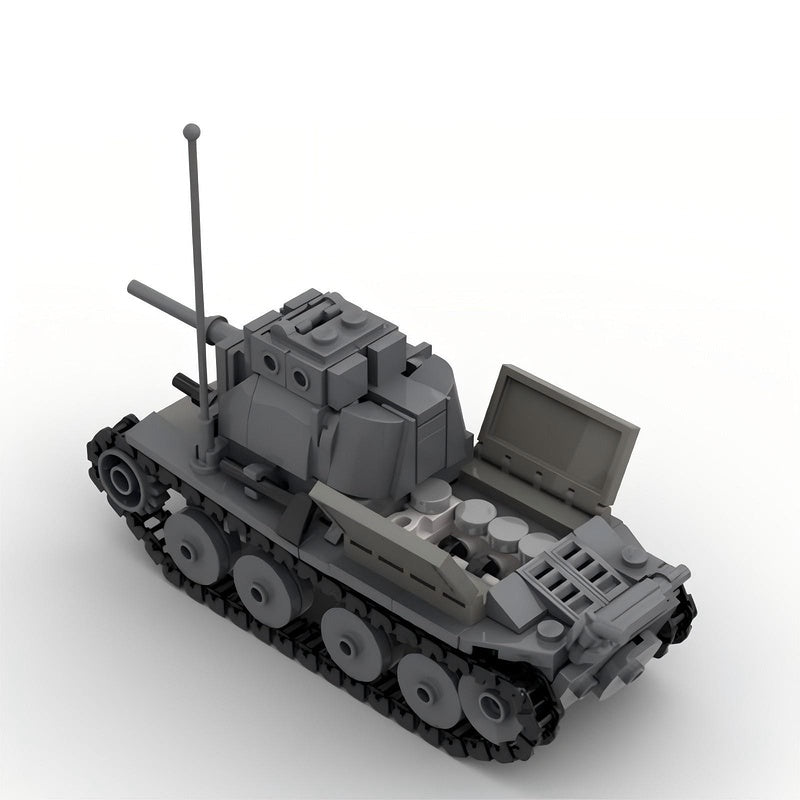 Panzer 38(t) WWII Tank MOC Building Kit | Historical Military Vehicle - 2