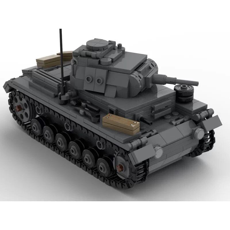 Panzer III Ausf E 1:35 WWII Medium Tank MOC Building Kit - 1