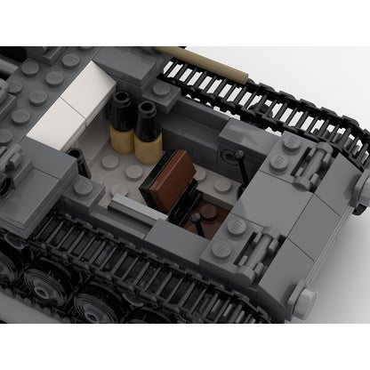 Panzer III Ausf E 1:35 WWII Medium Tank MOC Building Kit - 3