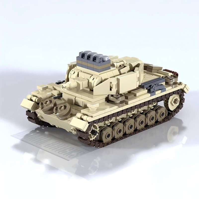 Panzer III Variant N-Type Flammpanzer WWII Tank Building Kit | LEGO-Compatible MOC - 3