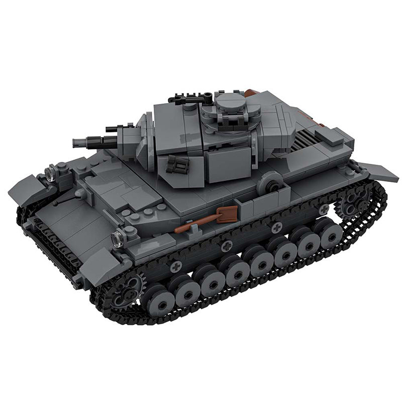 Panzer IV D Tank Building Kit | LEGO-Compatible MOC - 1