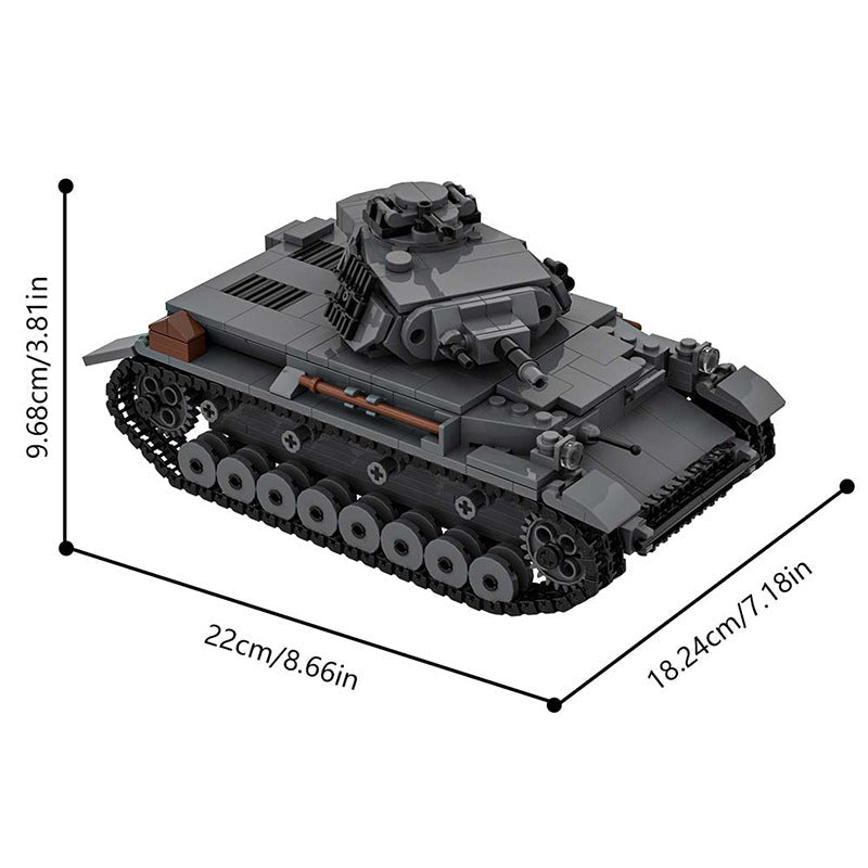 Panzer IV D Tank Building Kit | LEGO-Compatible MOC - 5