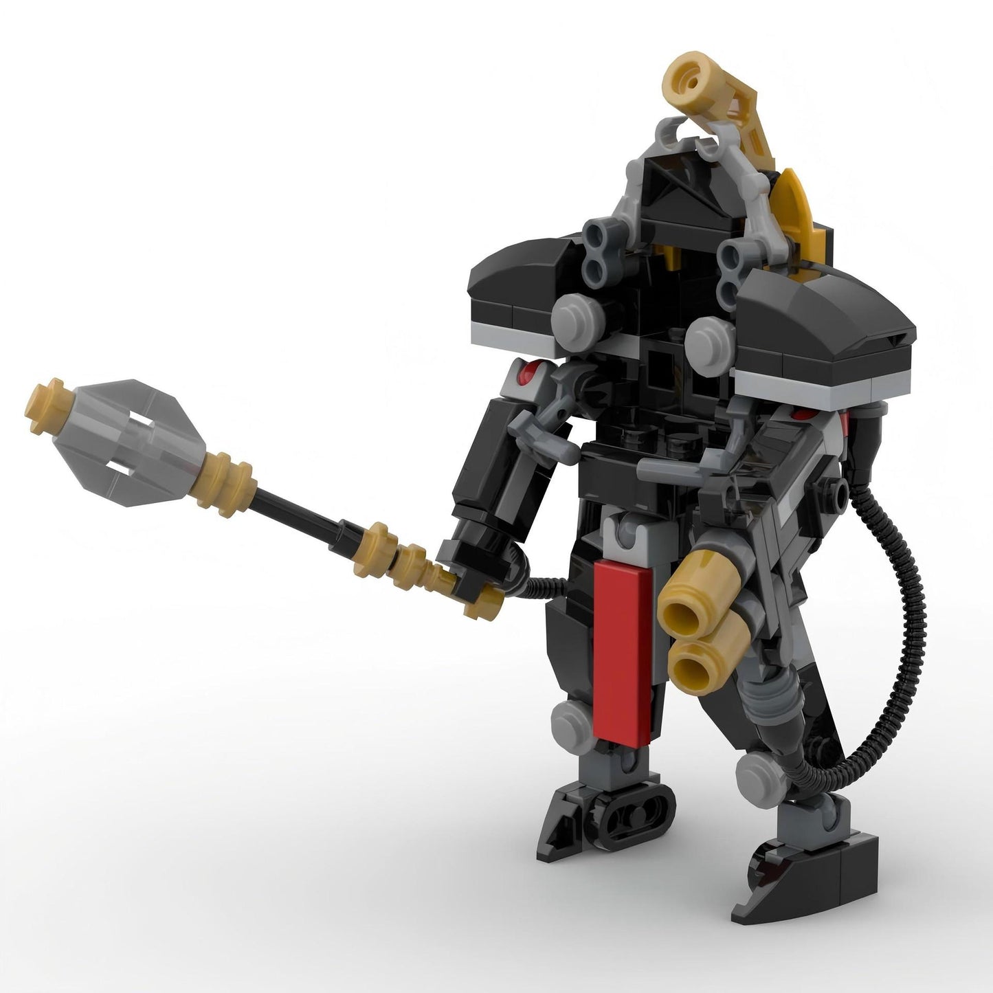 paragon warsuit building set | warhammer 40k | moc-160334 - 3