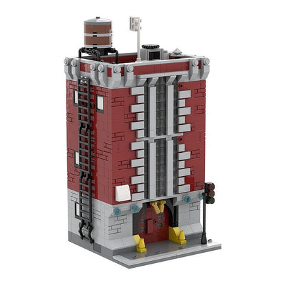 Paranormal Firehouse HQ MOC Modular Building Kit | Haunted Architecture - 6