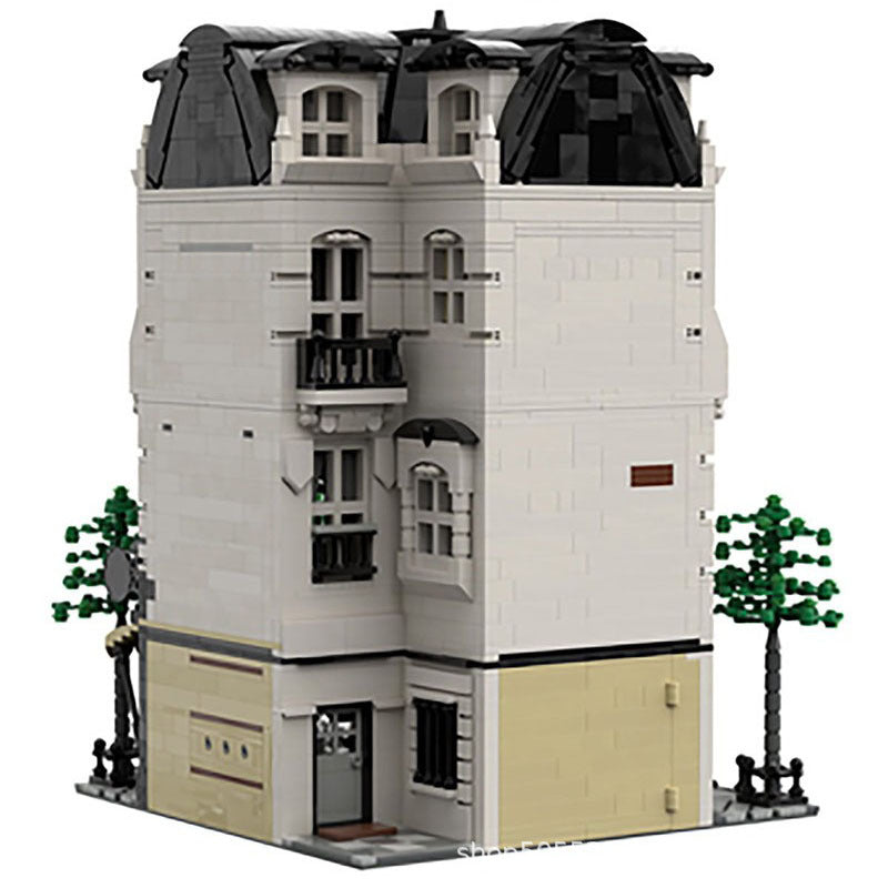 paris boulangerie & studio building set | moc-40476 - 2