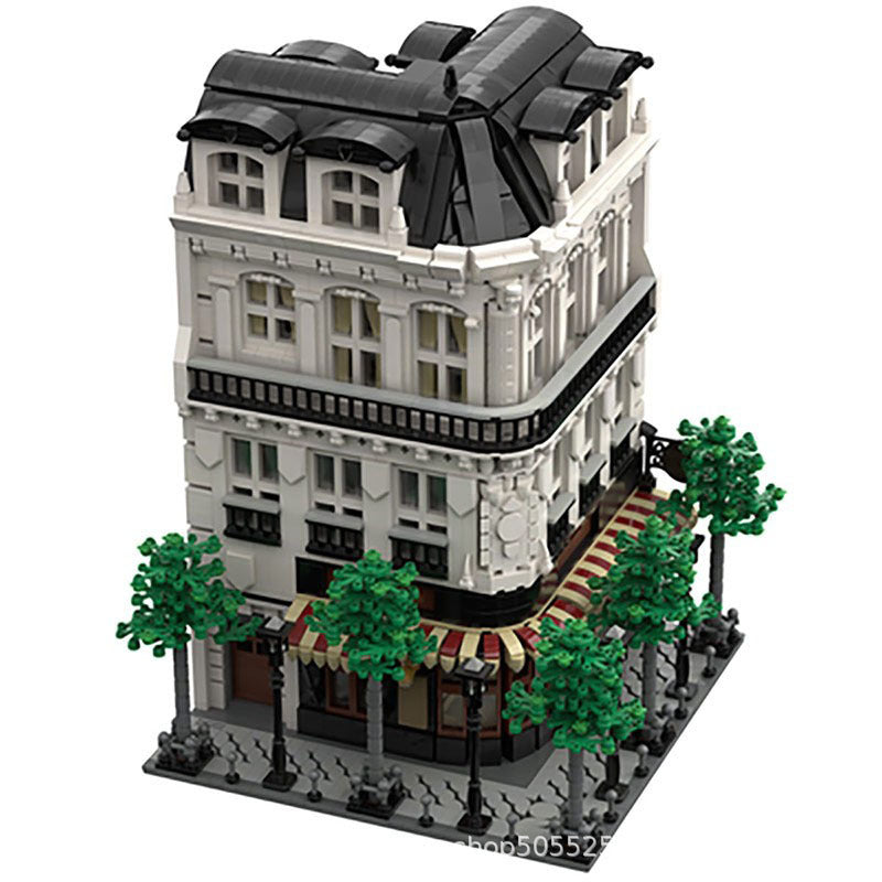 paris boulangerie & studio building set | moc-40476 - 4