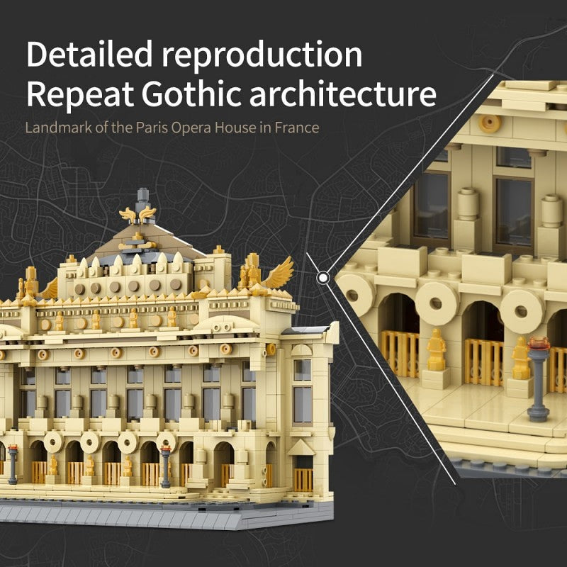 Paris Opera House Palais Garnier MOC Architecture Building Kit - 5