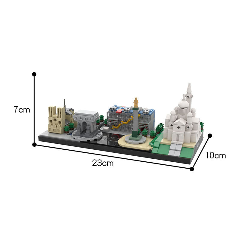paris skyline building set | moc-30894 - 2