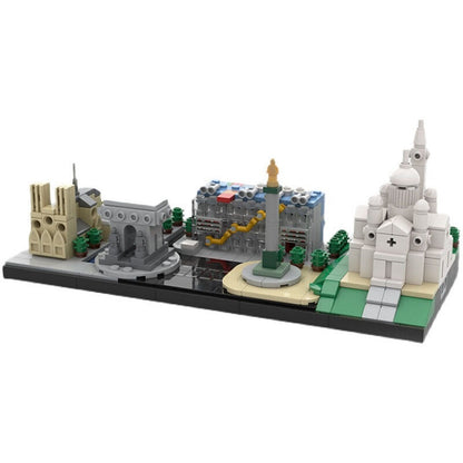 Paris Skyline MOC Architecture Building Kit - 1