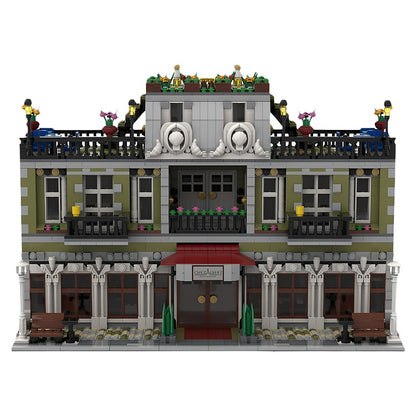 Parisian Garden Hotel Modular MOC Building Kit - 5