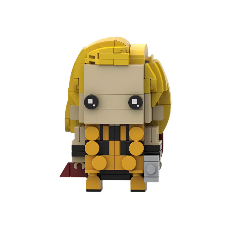 party thor brickheadz building set | marvel | moc-106333 - 1