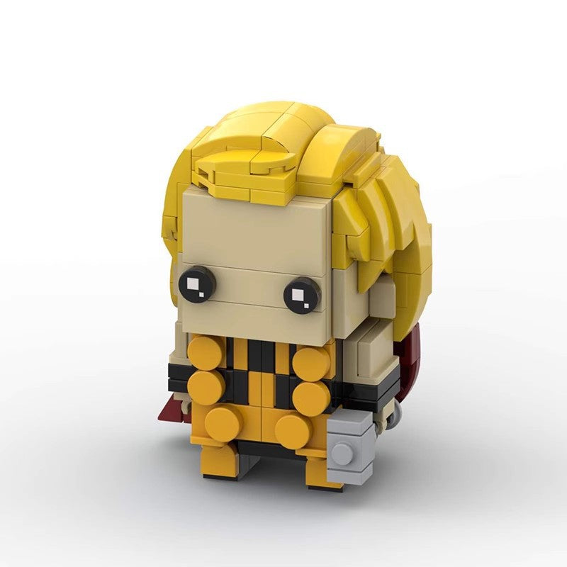 party thor brickheadz building set | marvel | moc-106333 - 2